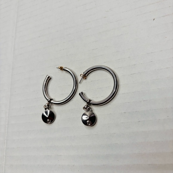 TOUCHSTONE Hoop Earrings - Picture 5 of 5